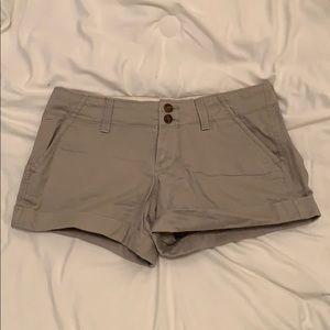 Greige teen shorts